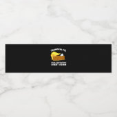 Grappig Shirt Trumpkin Pie Maak Thanksgiving Groot Waterfles Etiket (Enkel label)