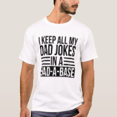 Grappig Shirt van papa, pap Jokes (Voorkant)