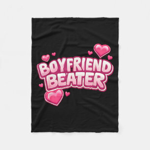 Grappig shirt voor vriendje  fleece deken