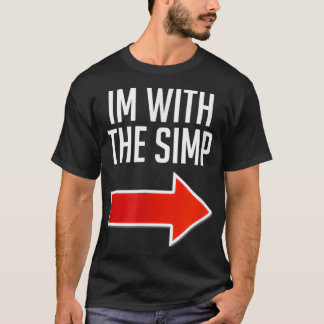 Grappig Simp Costume, ik ben bij de Simp T-shirt