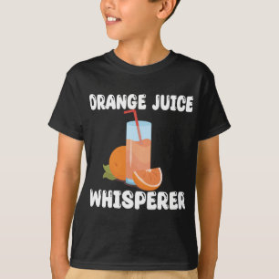 Grappig Sinaasappel Sap Whisperer Kleding Sinaasap T-shirt