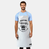 Grappig Six Pack Beer Lovers Gift, Vaderschap Humo Schort (Gedragen)