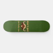 grappig skateboard "FLUFFY KOE" (Horizontaal)