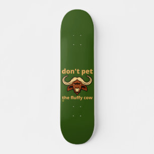 grappig skateboard "FLUFFY KOE"