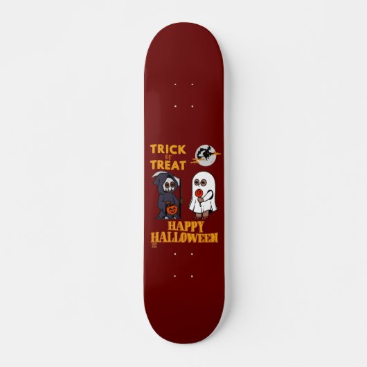 grappig skateboard "HALLOWEEN 1" (Voorkant)