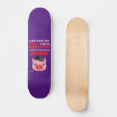 grappig skateboard "OINK PGGIE" (Voorkant)