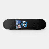 grappig skateboard "UGH PEOPLE!!" (Horizontaal)
