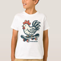 Grappig skateboarden Boerderij Chicken gepersonali