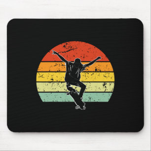 Grappig Skateboarden Retro Vintage Schaatsen Skate Muismat