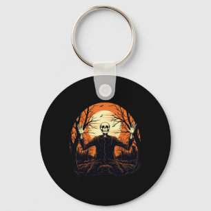 Grappig Skelet Halloween Voor Mannen Vrouwen  Sleutelhanger