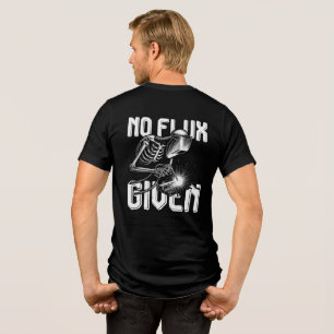 Grappig Skelet Lasser Geen Flux Toegewezen Heren 2 Tri-Blend Shirt