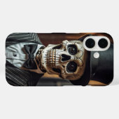 Grappig skelet met hoge hoed Case-Mate iPhone case (Achterkant (horizontaal))
