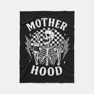 Grappig Skelet Moederschap Grappig Moeder Leven Ko Fleece Deken