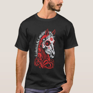 Grappig Skelet Paard Rijden Paardrijder De Los M T-shirt