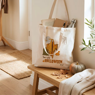 Grappig Skelet Pompoen Volwassenen Humor Halloween Tote Bag