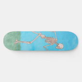 Grappig Skelet Rent Skateboard (Horizontaal)