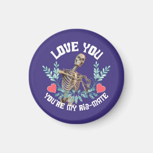 Grappig Skelet Valentijn Rib Genoot Goth Humor Magneet