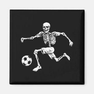 Grappig skelet voetbal magneet