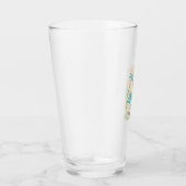 Grappig Skelet Zomer Glas (Rechts)