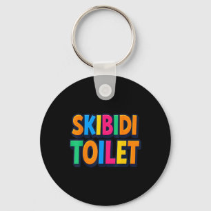 Grappig Skibidi toilet Sleutelhanger