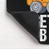 Grappig Skid Steer Daddy Grappig Vaderdag Gift Muismat (Hoek)