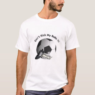 Grappig Sla Niet Tegen Mijn Ballen Voetbal, Heren  T-shirt
