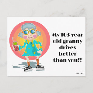 Grappig slecht parkeerbiljet briefkaart