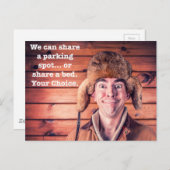 Grappig slecht parkeerbiljet briefkaart (Voorkant / Achterkant)