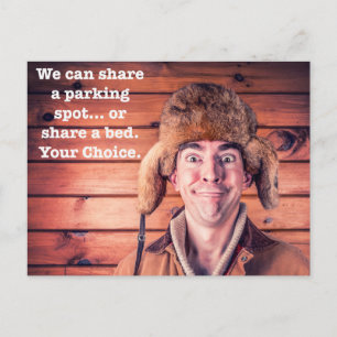 Grappig slecht parkeerbiljet briefkaart