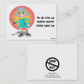 Grappig slecht parkeerbiljet visitekaartje (Voorkant / Achterkant)