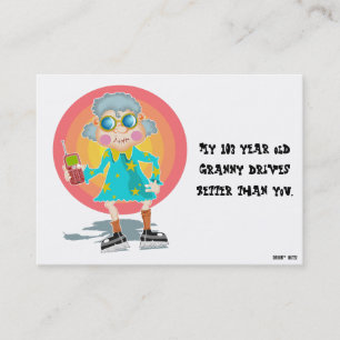 Grappig slecht parkeerbiljet visitekaartje