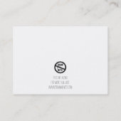 Grappig slecht parkeerbiljet visitekaartje (Achterkant)