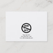 Grappig slecht parkeerbiljet visitekaartje (Achterkant)