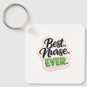 Grappig sleutelhanger cadeau voor verpleegster