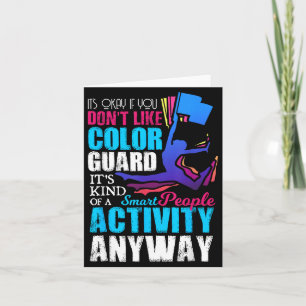 Grappig Slimme Mensen Kleur Garde Citaat Cadeau Kaart