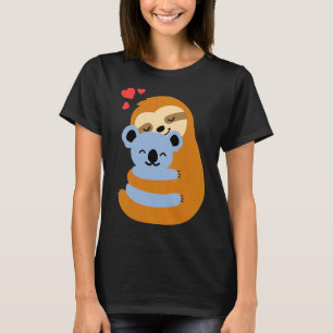 Grappig Sloth Koala Beer Liefde T-shirt