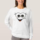 Grappig Smiley Face T-shirt (Voorkant)