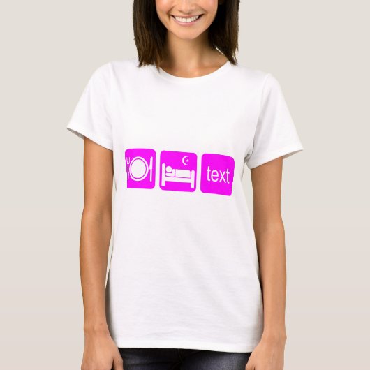 Grappig sms t-shirt (Voorkant)