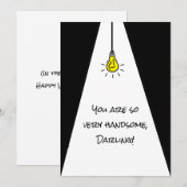 Grappig Snarky, JE BENT ZO KNAPPE Custom Valentijn Feestdagenkaart (Voorkant / Achterkant)