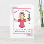 Grappig Snarky Sarcastisch Vrouw 40e verjaardag Kaart (Voorkant)