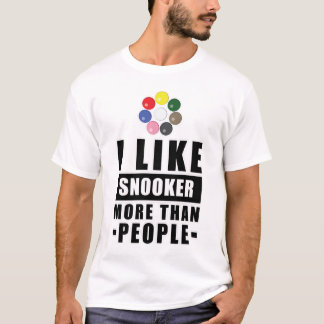 Grappig Snooker Ontwerp T-shirt