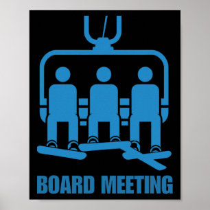 Grappig Snowboarden Shirt Snowboarder Snowboard Lo Poster