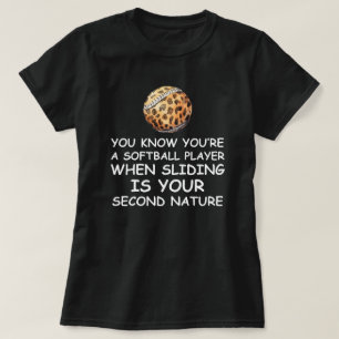 Grappig Softball Lover Quote Softbal Gezegden T-shirt