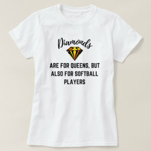 Grappig Softball Lover Quote Softbal Gezegden T-shirt