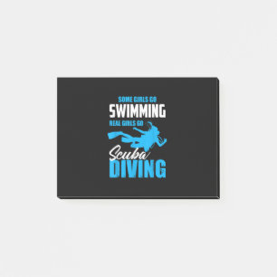 Grappig Sommige Meisjes gaan zwemmen Echt Meisjes Post-it® Notes