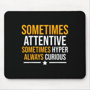 Grappig soms Attentief Adhd Mental Health Aware Muismat