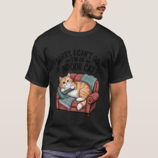 Grappig Sorry Kan Niet Ga Ik Ben Een Huiskat Sarca T-shirt