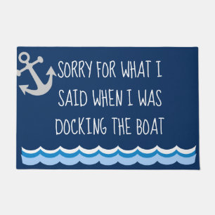 Grappig sorry voor wat ik zei over het aanmeren va deurmat