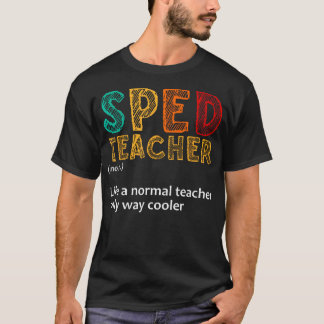 Grappig Speciaal Onderwijs Ontwerp voor Mannen Vro T-shirt