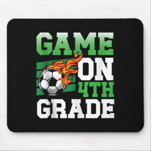 Grappig spel op voetbal voor 4e klas terug naar sc muismat